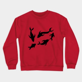 Fish swimming Crewneck Sweatshirt